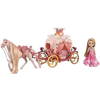 Ігровий набір Лялька з каретою (аксесуари, в коробці) 1922 C