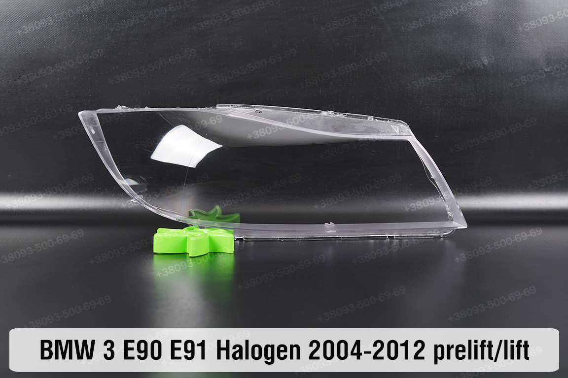 Скло фари BMW 3 E90 E91 Halogen (2004-2012) дорест/рест праве