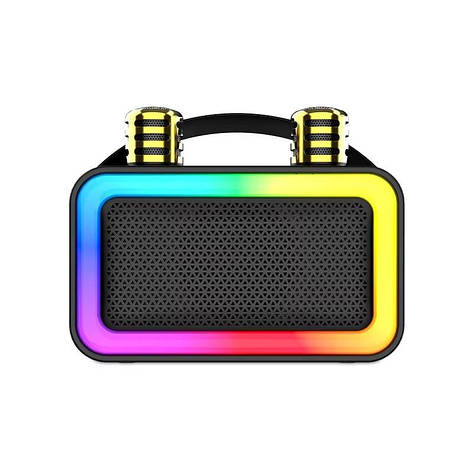 Портативна караоке колонка ZQS-1491W акумуляторна музична колонка FM-радіо, фото 1