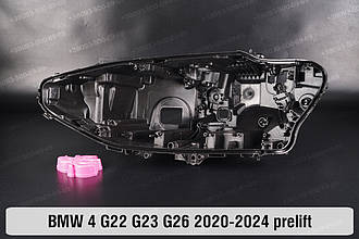 Корпус фари BMW 4 G22 G23 G26 (2020-2024) дорест лівий
