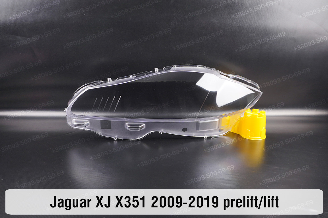 Скло фари Jaguar XJ X351 (2009-2019) дорест/рест ліве