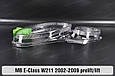 Скло фари Mercedes-Benz E-Class W211 (2002-2009) дорест/рест ліве, фото 3
