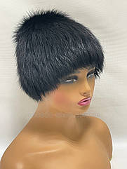 Жіноча зимова шапка з хутра лисиці "Парик"