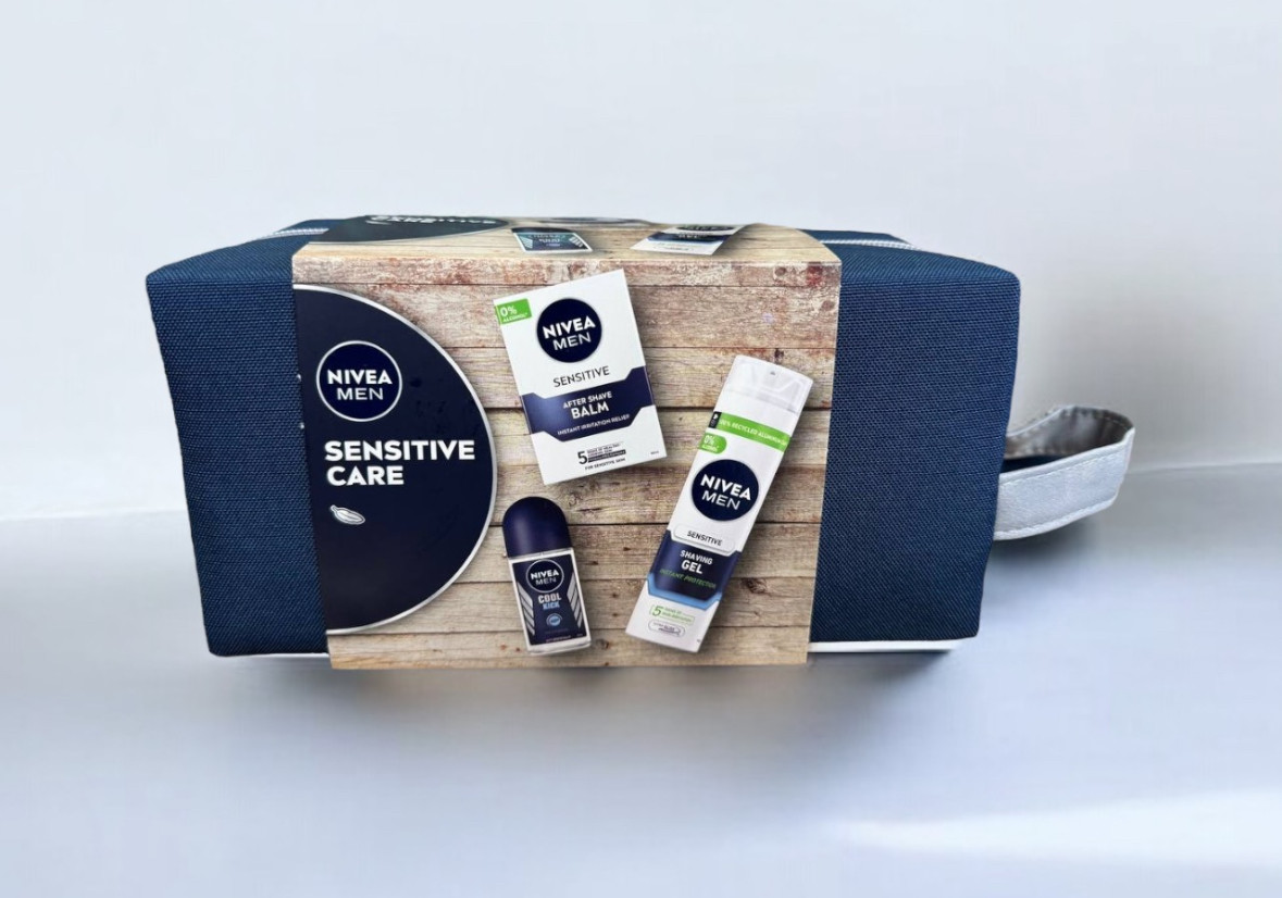 Подарунковий набір чоловічий NIVEA MEN Sensitive Care