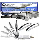 Стрічкова пневматична шліфувальна машинка Geko G03153 Польща, фото 2