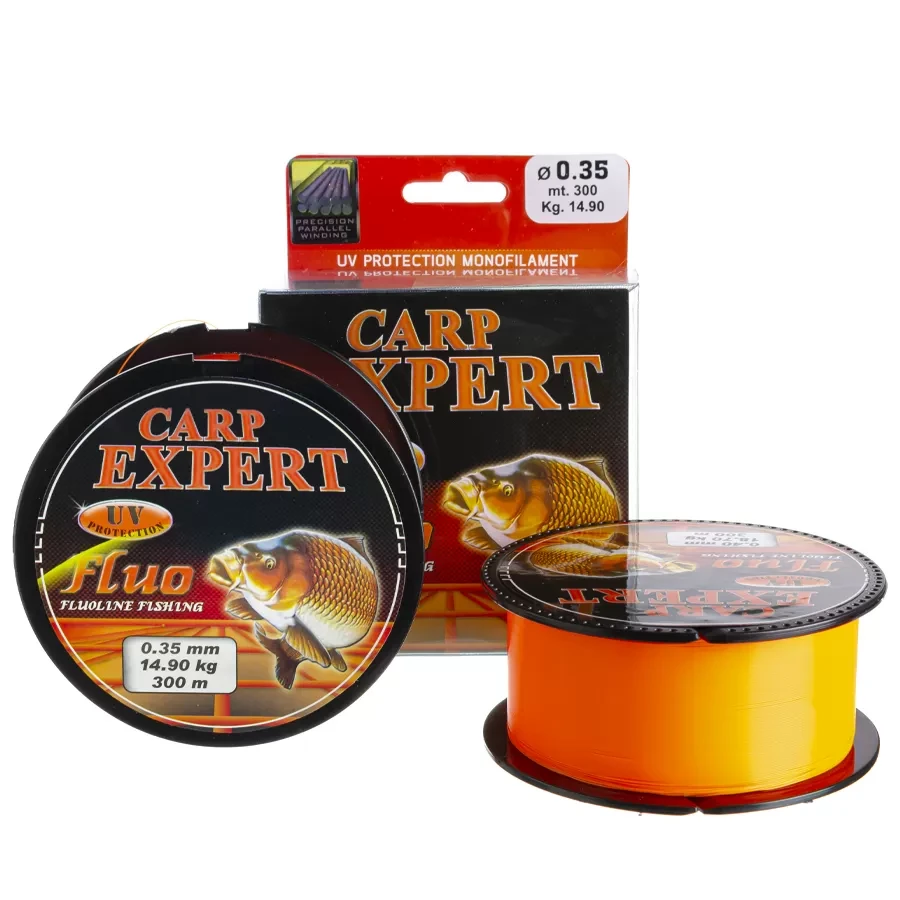 Коропова волосінь Carp Expert Fluo Orang 0,35 mm 300m