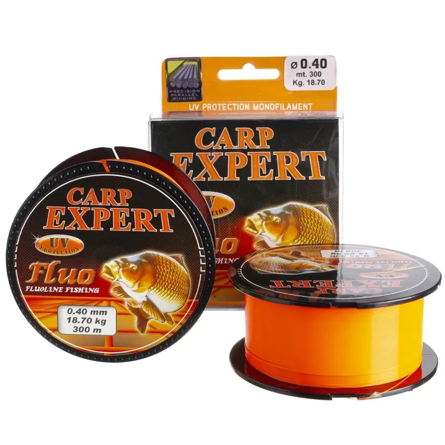 Коропова волосінь Carp Expert Fluo Orang 0,40 mm 300m