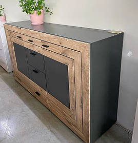 Комод 2Д4Ш Джейкоб дуб вікінг/антрацит Сокме