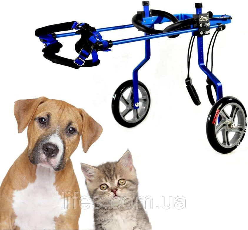 Інвалідний візок для домашніх тварин Esco Vet Е-02  Розмір S   Колір Синій
