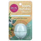 EOS, органічний повністю натуральний бальзам для губ із маслом ши, солодка м’ята, 7 г, фото 3