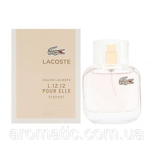 Туалетна вода жіноча Lacoste Eau De Lacoste L.12.12 Pour Elle Elegant 90 мл