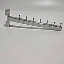 Флейта Кронштейн  в Рейку 7 штирів 30 см квадратна хромована, фото 6