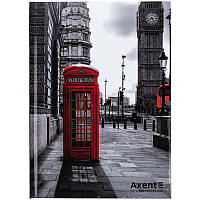 Тетрадь А5 твердая обложка 96 листов клетка R&B Telephone