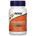NOW Foods, ChewyZymes, натуральний ягідний смак, 90 жувальних таблеток