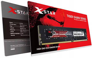 Оперативна пам'ять для ПК X-Star Tiger DDR3 8Gb PC3-12800 1600MHz new, фото 3