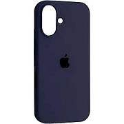 Силіконовий чохол iPhone 16 матове покриття накладний чохол мікрофібра Чорний