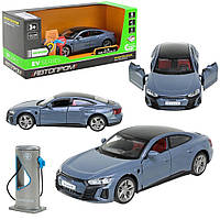 Машинка Модель Audi RS e-tron GT Металева Колекційна зі світлом і звуком, Модель Ігрова Інерційна