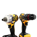 Набір 3в1 АКБ DeWalt 36V (Шуруповерт DCD996 + УШМ DCG409 + Гайковерт DCF922) Набір 3в1 Деволт, фото 5