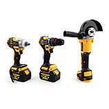 Набір 3в1 АКБ DeWalt 36V (Шуруповерт DCD996 + УШМ DCG409 + Гайковерт DCF922) Набір 3в1 Деволт, фото 6