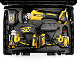 Набір 3в1 АКБ DeWalt 36V (Шуруповерт DCD996 + УШМ DCG409 + Гайковерт DCF922) Набір 3в1 Деволт, фото 11
