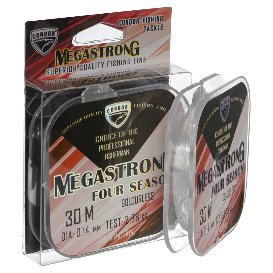 Волосінь Condor Megastrong Four Seasons 30m 0.14mm