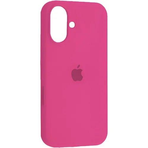 Силіконовий чохол iPhone 16 матове покриття накладний чохол мікрофібра Рожевий