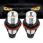 LED маркер BMW жовтий (ангельські очі) для моделей E39 E53 E60 E87 E83 E61 E63 12V 10W