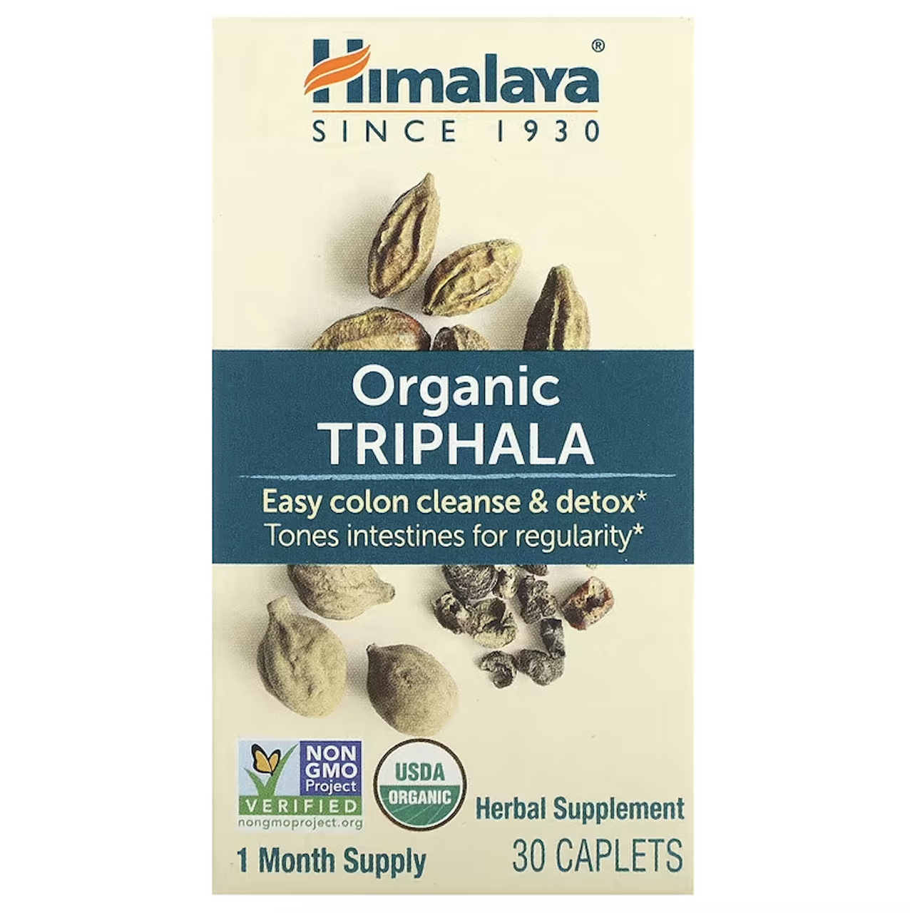 Himalaya, органічна трифала, 30 капсул