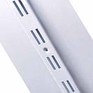 Рейка подвійна біла 2м (1,2мм) напрямна (профіль) настінний, фото 2