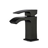 Смеситель для умывальника SANTEP 976-13 Черный матовый, фото 2