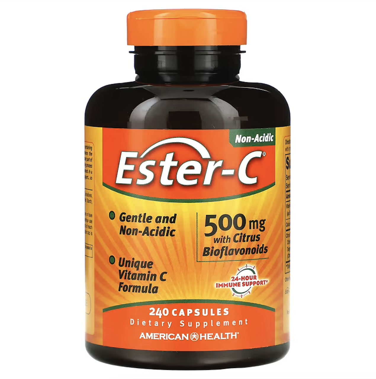American Health, Ester-C із цитрусовими біофлавоноїдами, 500 мг, 240 капсул, фото 1