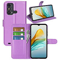Чохол-книжка Litchie Wallet для ZTE Blade A53 Violet