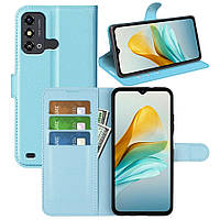 Чохол-книжка Litchie Wallet для ZTE Blade A53 Light Blue