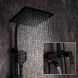 Чорна душова система для ванни SANTEP 976-22 Black, фото 5
