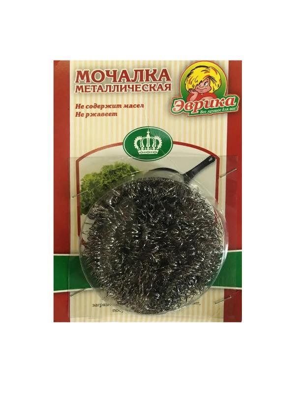 Мочалка металева дротяна "Еврика" з логотипом корона