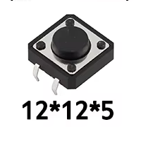 Кнопка тактова 12х12x5mm