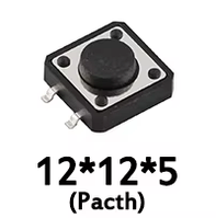 Кнопка тактова 12х12x5mm (Pacth)