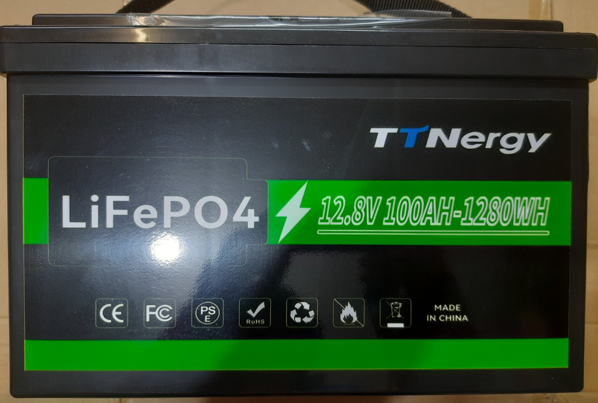 Акумулятор TTN LiFePO4 12.8V, 100Ah, 1.280kWhА