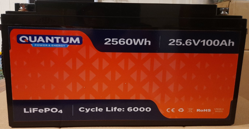 Акумулятор Quantum LiFePO4 25.6V, 100Ah, 2.56kWh