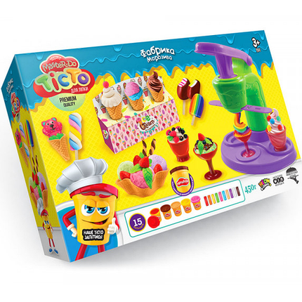 Тісто для ліплення «Фабрика Морозива» Master DO Danko Toys УКР KNZ, фото 1