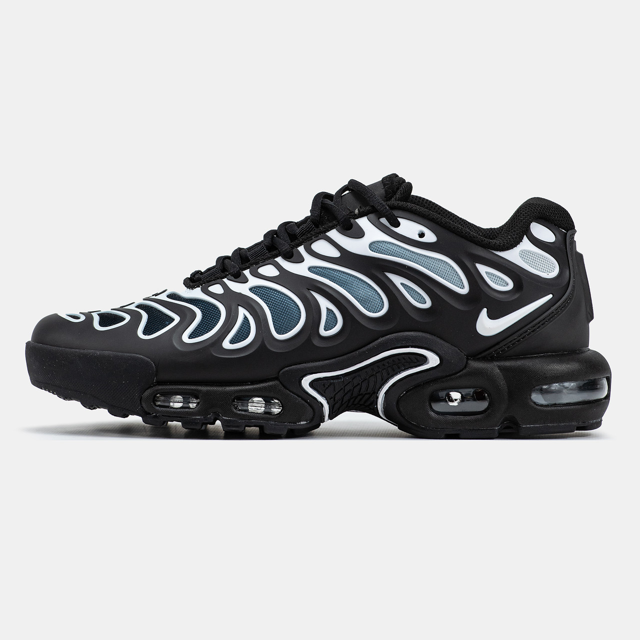 Чоловічі Кросівки Nike Air Max TN Plus Drift Black Grey / Найк Аїр Макс ТН Плюс Дріфт Чорні з Сірим