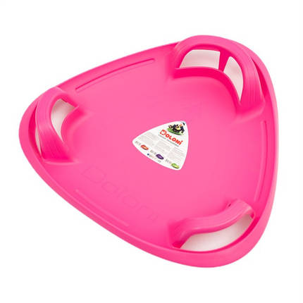 KM06551/1 Санки-тарілка Крижанка Doloni Рожеві, фото 1