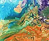 Набір для творчості малювання рідким акрилом Fluid Art KNZ, фото 9