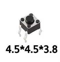 Кнопка тактова 4.5x4.5x3.8mm