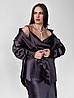 Жіноча сорочка з атласу, фото 2