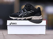 Зимові Чоловічі Кросівки Asics Gel-Sonoma 15-50 GTX High / Асікс Гел-Сонома 15-50 Високі Чорні з Бежевим Хутро, фото 5
