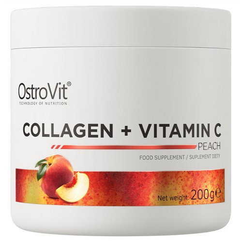 Колаген OstroVit Collagen + Vitamin C (200 грам.), фото 1