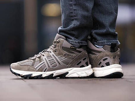 Зимові Чоловічі Кросівки Asics Gel-Sonoma 15-50 GTX High / Асікс Гел-Сонома 15-50 ГТХ Високі Коричневі (Хутро), фото 1