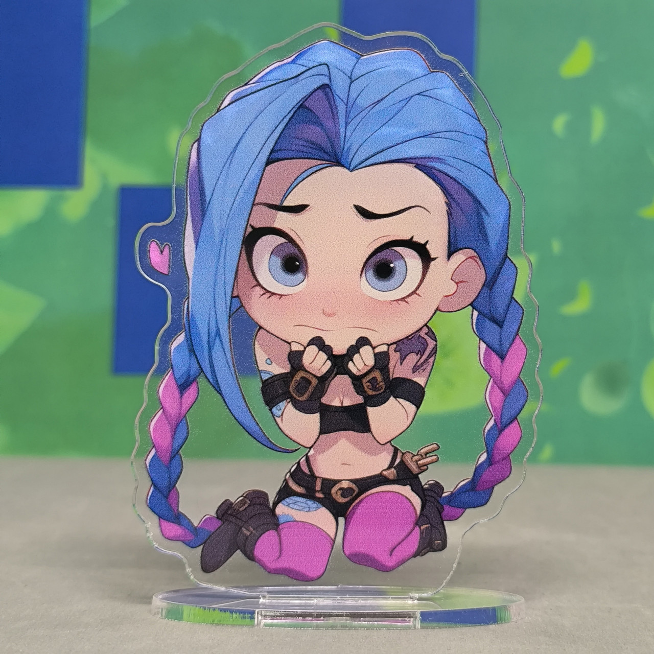 Акрилова статуетка Джинкс (10 см) / Arcane: League of Legends / Аркейн, фото 1