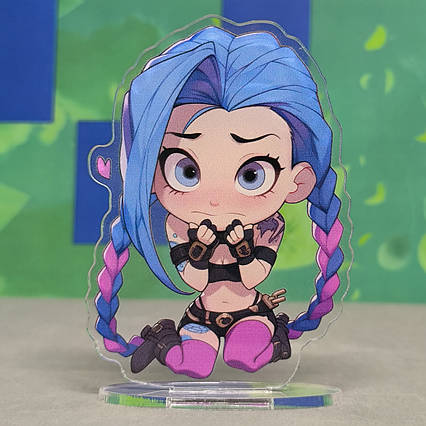 Акрилова статуетка Джинкс (10 см) / Arcane: League of Legends / Аркейн